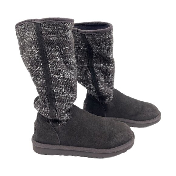 UGG Gray Suede Ankle Boots & Booties | Versatile & Stylish - Picture 1 of 8